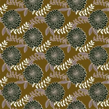Floral Textile pattern seamless designs Stock Illustration