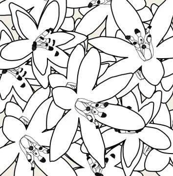 Floral texture Stock Illustration