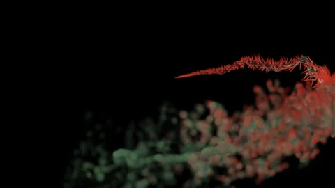 Floral trail animation Video stock 115737452