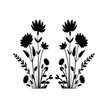 Floral tree Stock Illustration