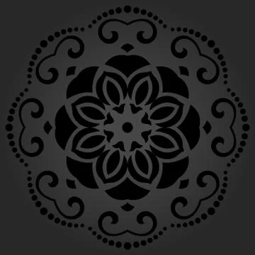 Floral Vector Abstract Pattern Stock Illustration