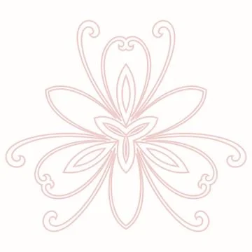 Floral Vector Abstract Pattern Stockillustratie