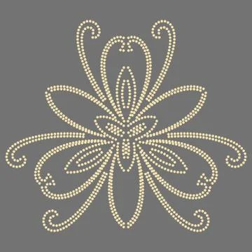 Floral Vector Abstract Pattern Stock Illustration