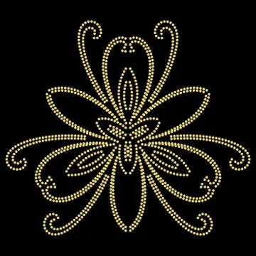 Floral Vector Abstract Pattern Illustrazione stock