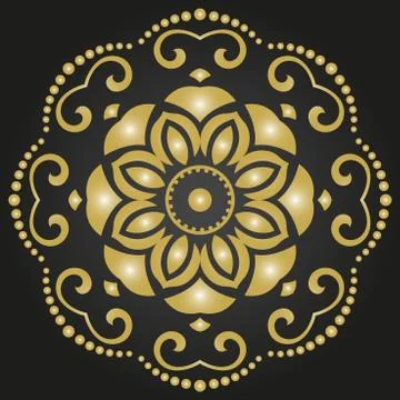 Floral Vector Abstract Pattern Illustrazione stock