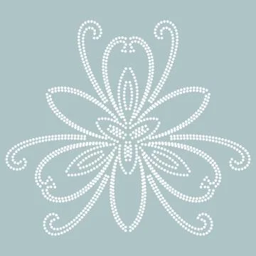 Floral Vector Abstract Pattern 库存插图