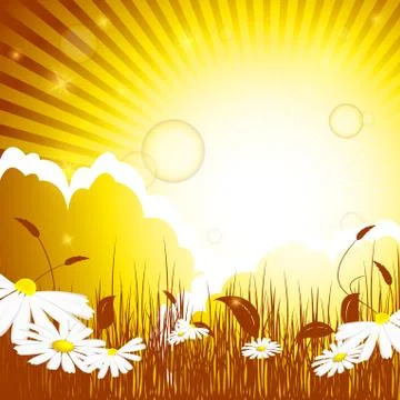 Floral vector background. eps10 Stock Illustration