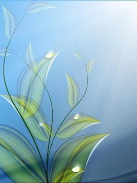 Floral vector background. eps10 스톡 일러스트