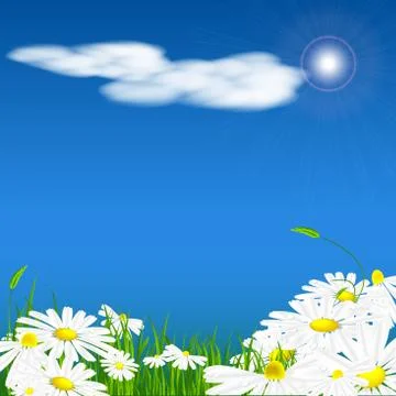 Floral vector background. eps10 Stock Illustration