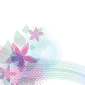 Floral vector background Stock Illustration