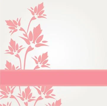 Floral vector background Stock Illustration