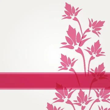 Floral vector background Illustrazione stock