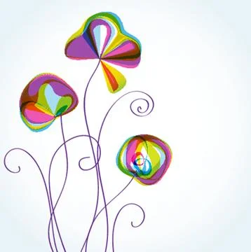 Floral vector background Stock-Illustration