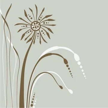 Floral vector background Stock Illustration