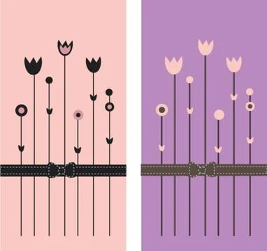 Floral vector background Stock-Illustration