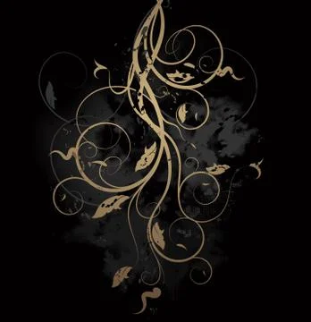 Floral vector background Illustrazione stock