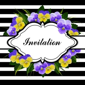 Floral vector background Stock Illustration