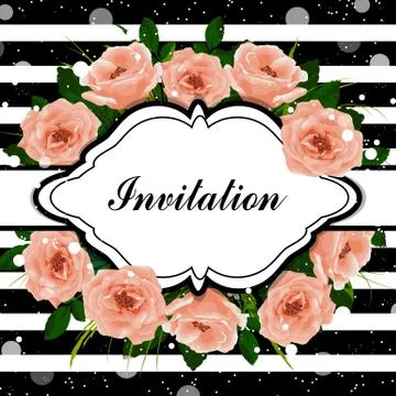 Floral vector background Stock Illustration