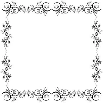 Floral vector background Stock Illustration