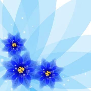 Floral vector background Stock Illustration