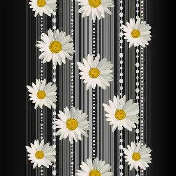 Floral vector background Stock Illustration