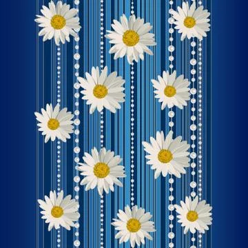 Floral vector background Stock Illustration