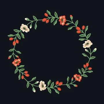 Floral vector background Stock Illustration