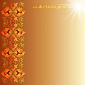 Floral vector background one Stock Illustration