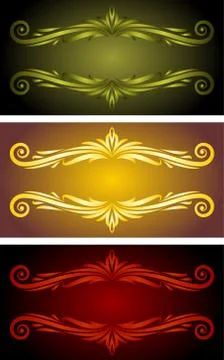 Floral vector banners 库存插图
