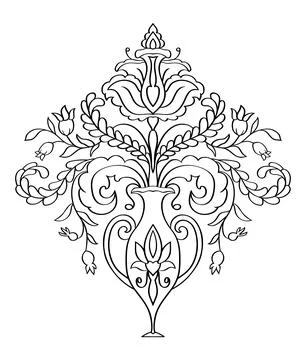 Floral vector design element. Stock Illustration