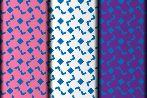 Floral vector eps pattern design element. Stock Illustration