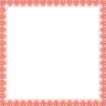 Floral Vector Fine Frame 스톡 일러스트