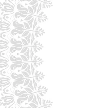 Floral Vector Fine Frame Stock Illustration