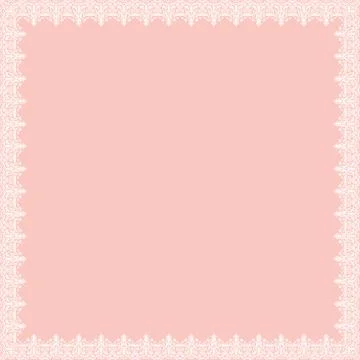 Floral Vector Fine Frame Stock Illustration