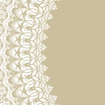Floral Vector Fine Frame Stock Illustration