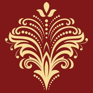 Floral Vector Fine Pattern Stock Illustration