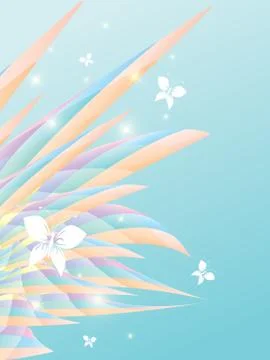 Floral vector frame. eps10 Stock Illustration