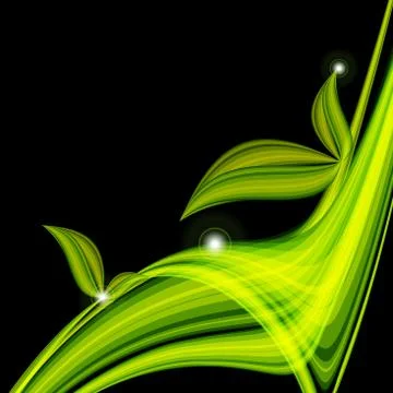 Floral vector frame Stock Illustration