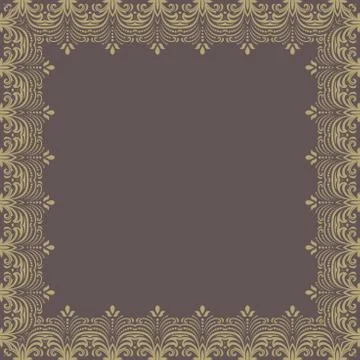 Floral Vector Pattern. Abstract Ornament Illustrazione stock