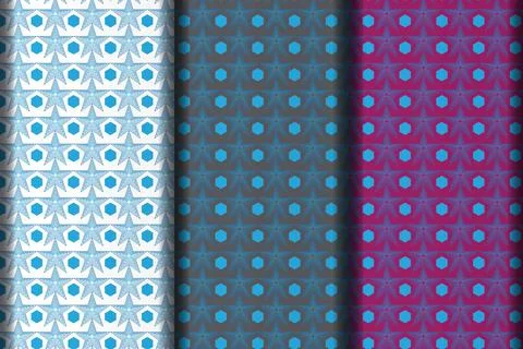 Floral vector pattern design template. Ilustración de archivo