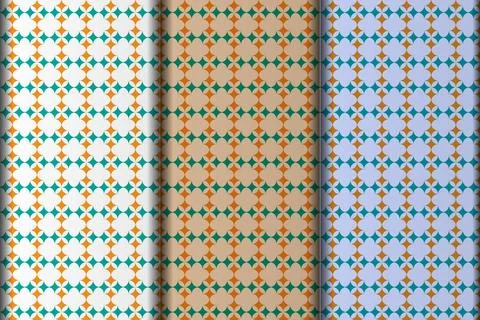 Floral vector pattern design template. Stock Illustration