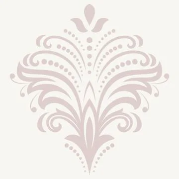 Floral Vector Pattern. Orient Abstract Ornament 스톡 일러스트
