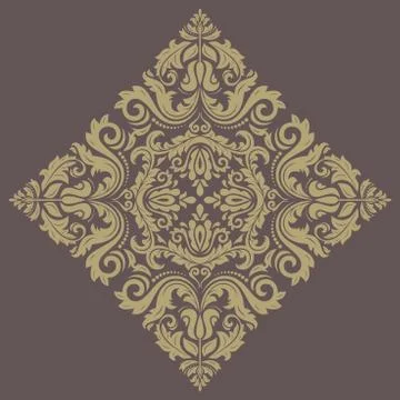 Floral Vector Pattern. Orient Abstract Background Stockillustratie