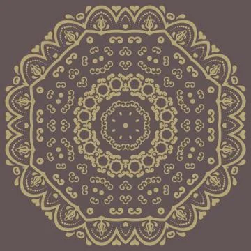 Floral Vector Pattern. Orient Abstract Background イラスト素材