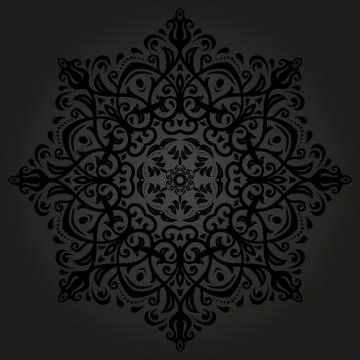 Floral Vector Pattern. Orient Abstract Background Illustrazione stock