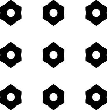 Floral Vector Pattern. Two-color bright spring Flower Ornament wrapping paper 스톡 일러스트