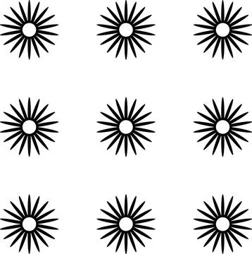 Floral Vector Pattern. Two-color bright spring Flower Ornament wrapping paper 스톡 일러스트