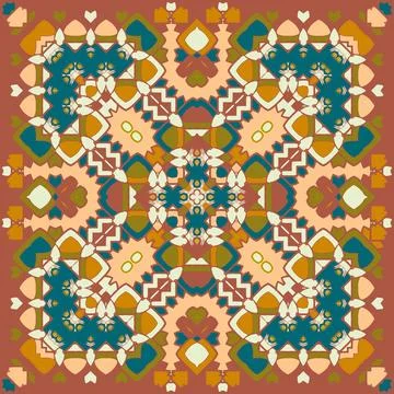 Floral Vector Pattern. vector seamless Stock Illustration