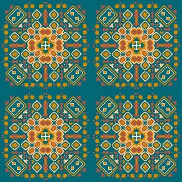 Floral Vector Pattern. vector seamless 库存插图