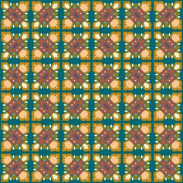 Floral Vector Pattern. vector seamless Illustrazione stock